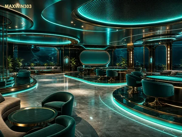 Antarmuka permainan live casino maxwin303 dengan desain modern